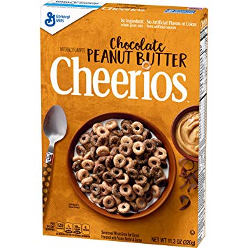 Cheerios Chocolate Peanut Butter Cereal (318g) - A Taste of the States