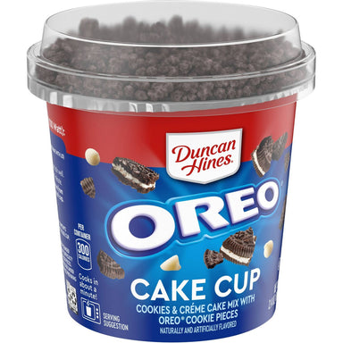 Duncan Hines Perfect Size for 1: Oreo Cookies & Creme Cake Mix (2.4oz) - A Taste of the States