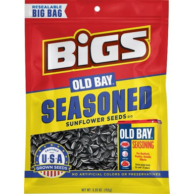 BIGS Sunflower Seeds: Old Bay Seasoned (5.35oz) - A Taste of the States